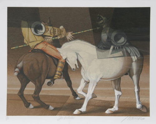 La Batalla from the San Jorge y el dragon Series Screenprint | David Manzur,{{product.type}}