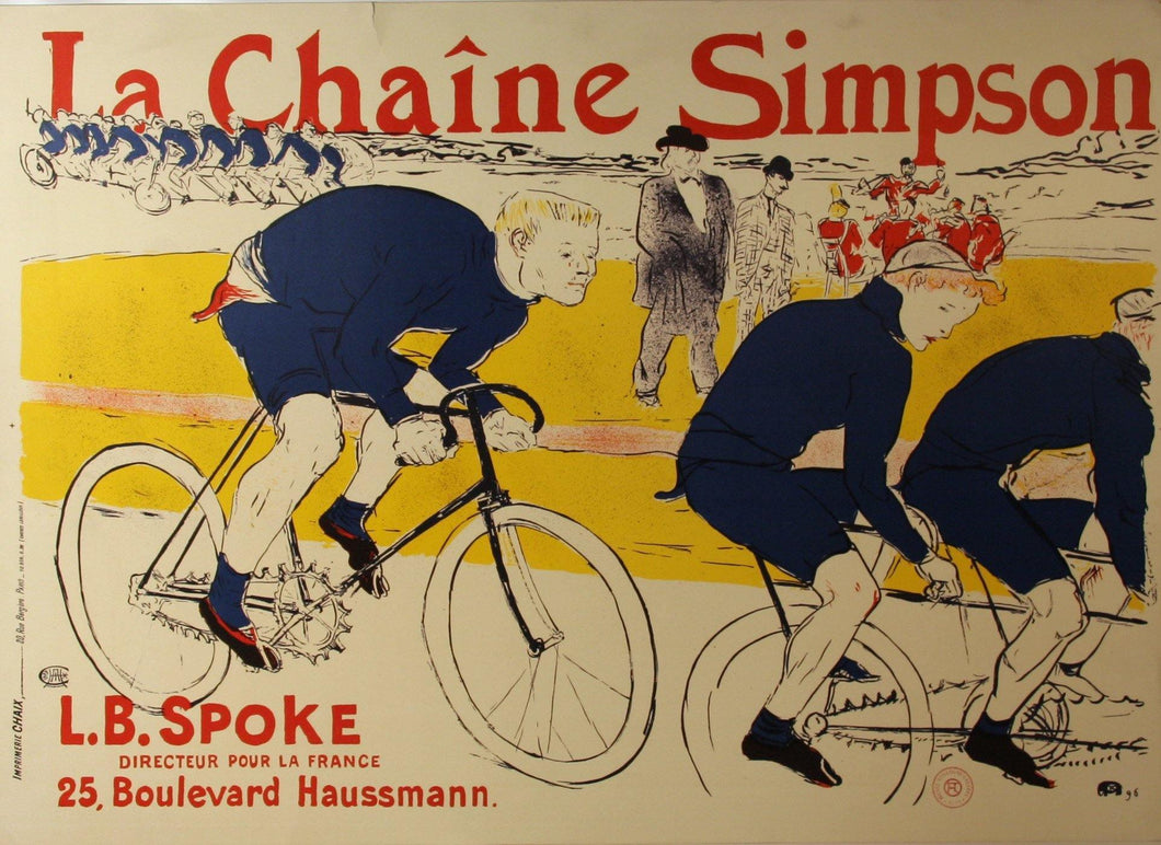La Chaine Simpson Lithograph | Henri de Toulouse-Lautrec,{{product.type}}