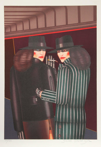 La Couple Screenprint | Shimon Okshteyn,{{product.type}}