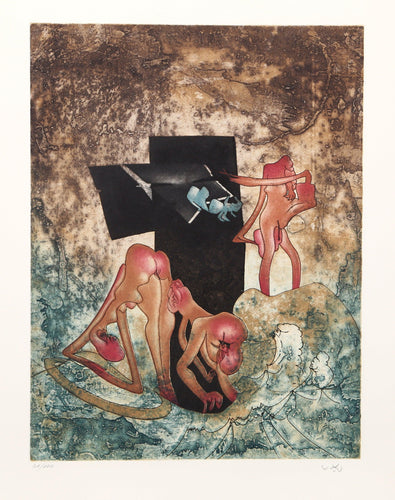 La Danse de la Mort  - Planche 2 (294) Etching | Roberto Matta,{{product.type}}