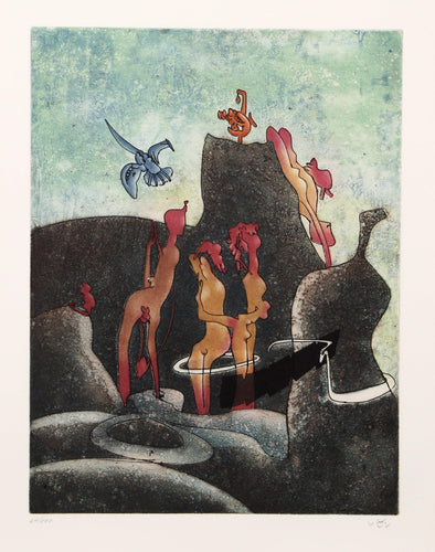 La Danse de la Mort  - Planche 3 (295) Etching | Roberto Matta,{{product.type}}