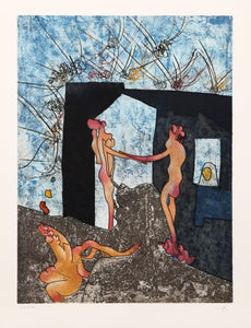La Danse de la Mort  - Planche 5 (297) Etching | Roberto Matta,{{product.type}}