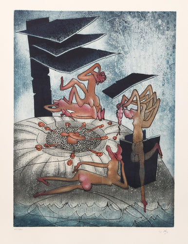 La Danse de la Mort  - Planche 6 (298) Etching | Roberto Matta,{{product.type}}