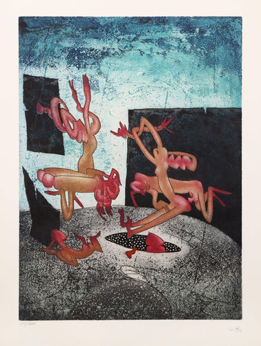 La Danse de la Mort  - Planche 8 (300) Etching | Roberto Matta,{{product.type}}
