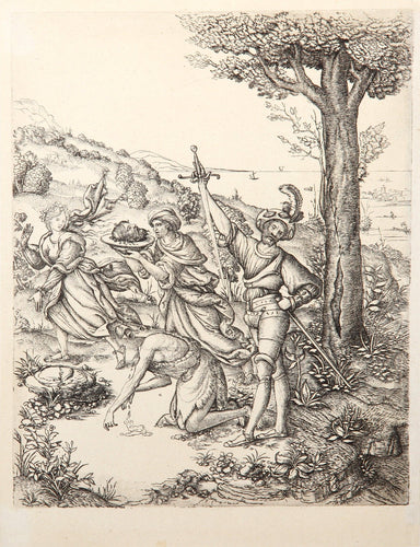 La Decollation de Saint Jean Baptiste Etching | Cesare da Sesto,{{product.type}}