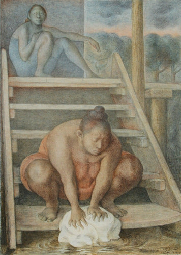 La Escalera Lithograph | Francisco Zuniga,{{product.type}}