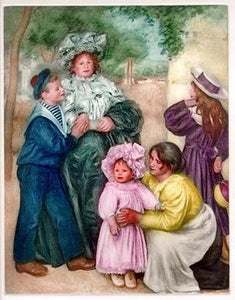 La Famille Etching | Pierre-Auguste Renoir,{{product.type}}