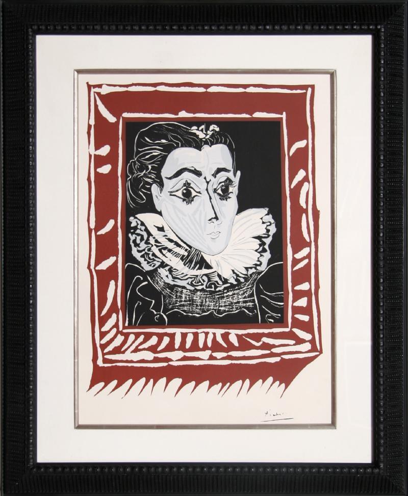 La Femme a la Fraise Lithograph | Pablo Picasso,{{product.type}}