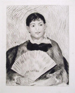 La Femme a leventeil Etching | Pierre-Auguste Renoir,{{product.type}}
