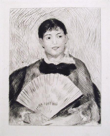 La Femme a leventeil Etching | Pierre-Auguste Renoir,{{product.type}}