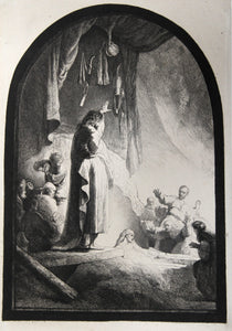 La Grande Resurrection de Lazare (B73) Etching | Rembrandt,{{product.type}}