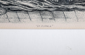 La Hamaca (The Hammock) Etching | Alfredo Zalce,{{product.type}}
