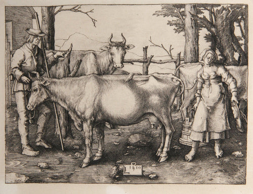 La Laitiere Etching | Lucas van Leyden,{{product.type}}