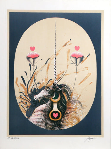 La Licorne Lithograph | Pierre Jacquot,{{product.type}}