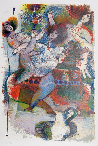 La Lumiere du Prophete Lithograph | Theo Tobiasse,{{product.type}}