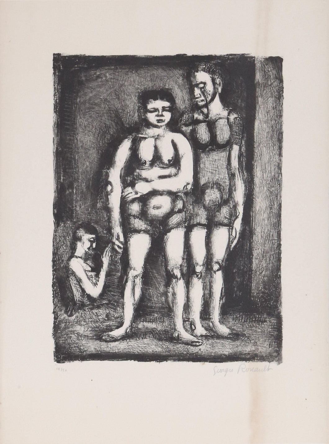 La Lutteuse Lithograph | Georges Rouault,{{product.type}}