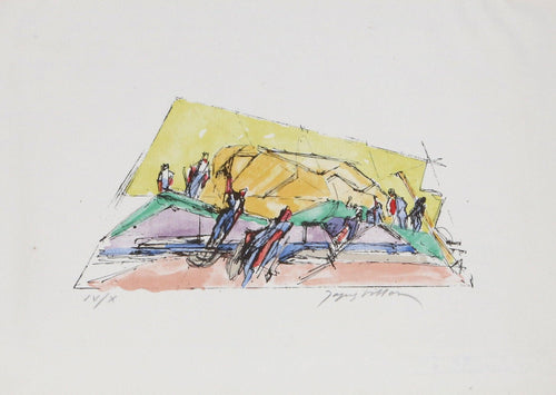 La Moisson from Poemes de Leur Temps Lithograph | Jacques Villon,{{product.type}}