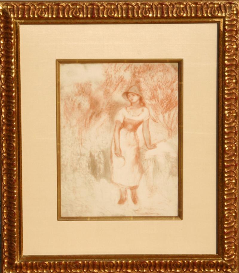La Moissonneuse (Plate XI) Lithograph | Pierre-Auguste Renoir,{{product.type}}