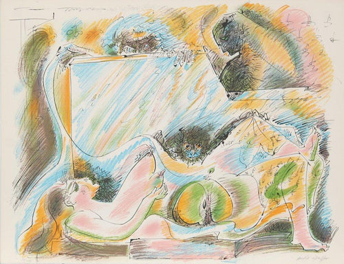 La Naissance d'Eve from Je Reve Portfolio Lithograph | Andre Masson,{{product.type}}