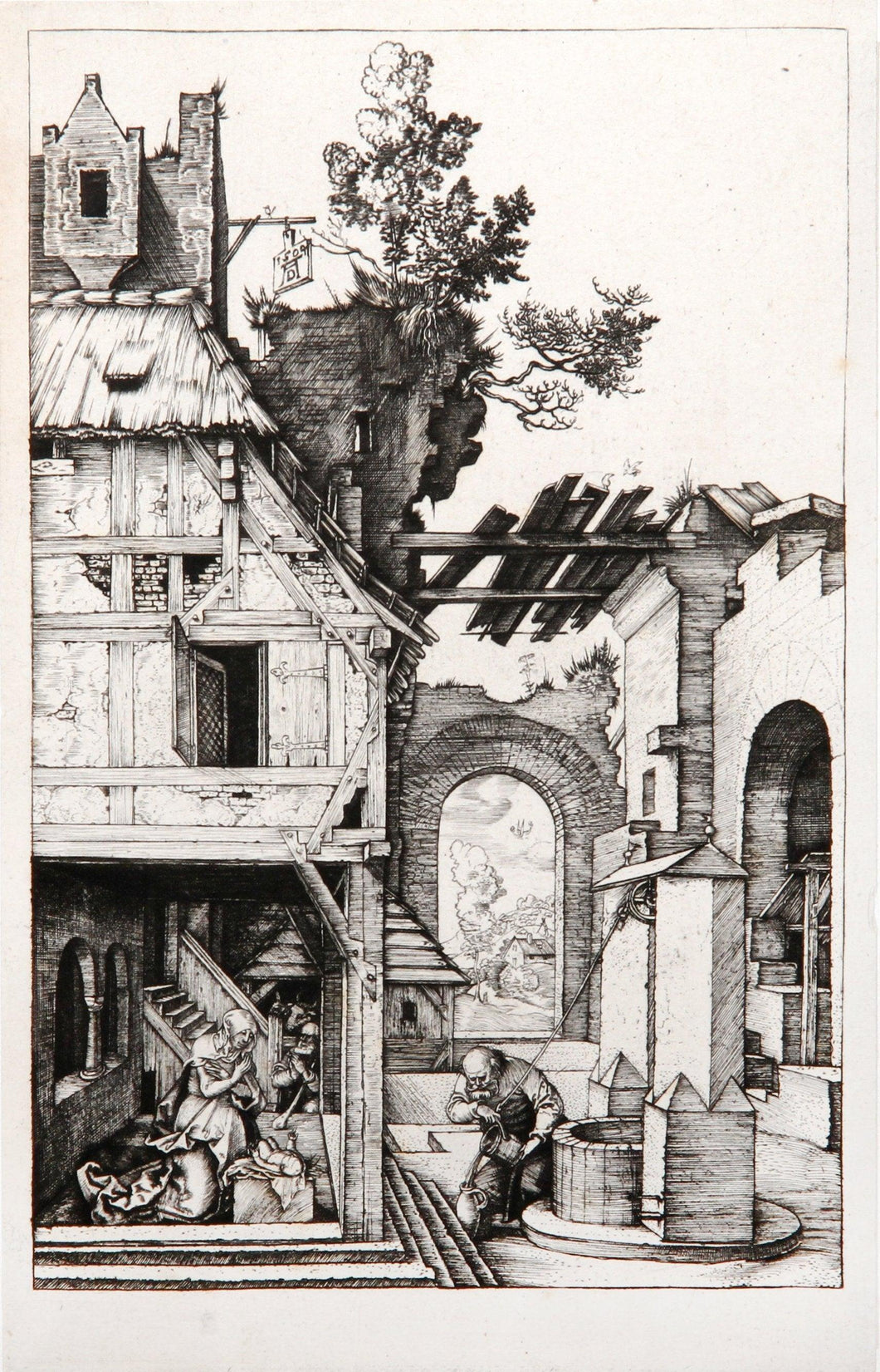 La Nativite Etching | Albrecht Dürer,{{product.type}}