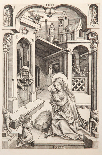 La Nativite Etching | Mair von Landshut,{{product.type}}