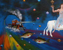 La Noche De Los Globos (The Night of the Balloons) Oil | Gonzalo Endara Crow,{{product.type}}