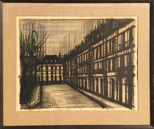 La Place des Vosges etching | Bernard Buffet,{{product.type}}