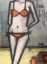 La Plage Lithograph | Bernard Buffet,{{product.type}}