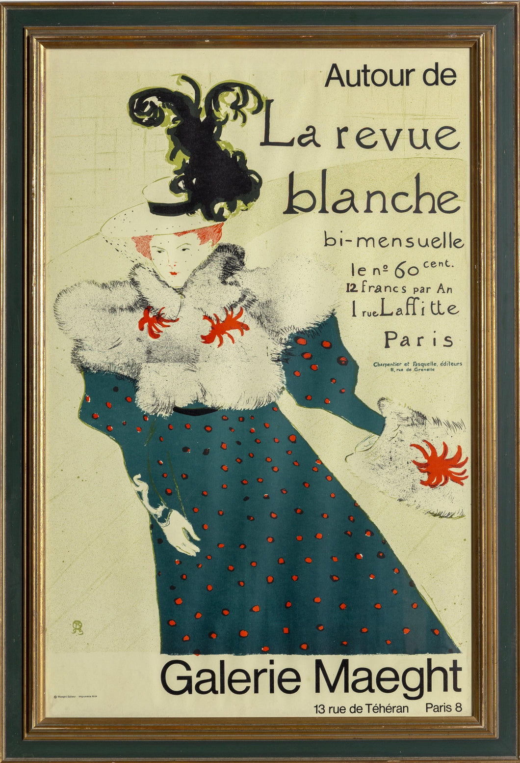 La Revue Blanche Poster | Henri de Toulouse-Lautrec,{{product.type}}