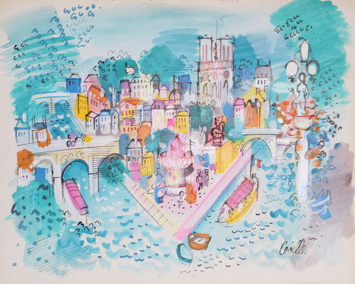 La Seine Acrylic | Charles Cobelle,{{product.type}}