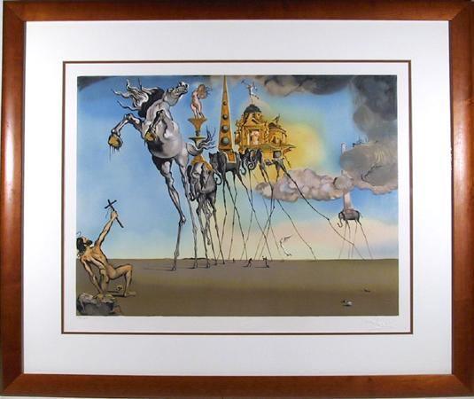 La Temptation de Saint Antoine Lithograph | Salvador Dalí,{{product.type}}