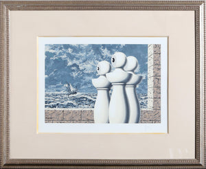 La Traversée Difficile Lithograph | Rene Magritte,{{product.type}}
