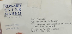 La Vallee de la Meuse Oil | Paul Cauchie,{{product.type}}