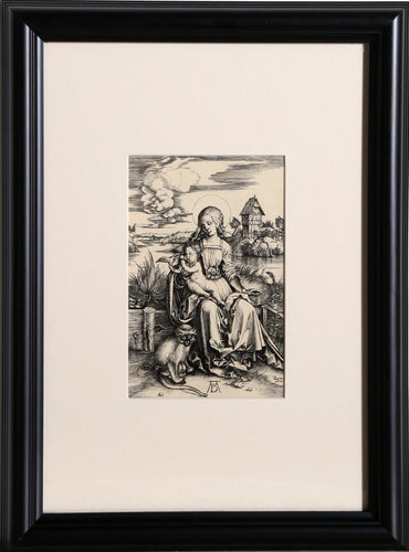 La Vierge au Singe Etching | Albrecht Dürer,{{product.type}}