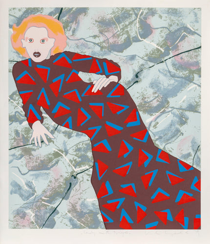 Lady and Triangles Screenprint | Kiki Kogelnik,{{product.type}}