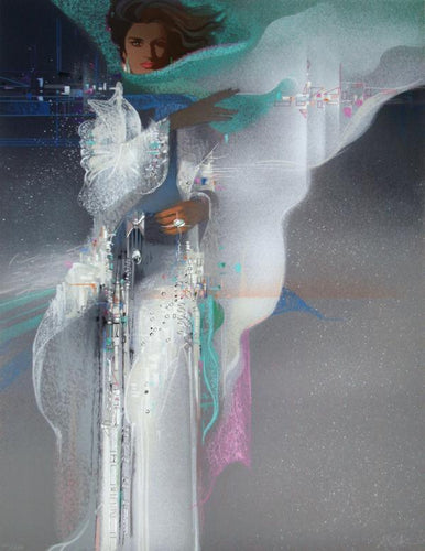 Lady in White II Lithograph | Robert Peak,{{product.type}}