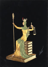 Lady Justice Gouache | Erté,{{product.type}}
