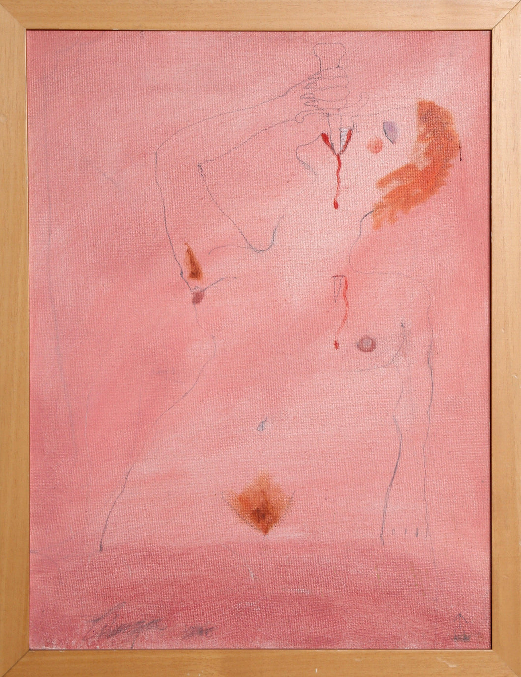 Lady Sword Swallower Acrylic | Alejandro Colunga,{{product.type}}