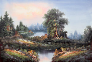 Lake Landscape (81) Oil | Shumu Fu,{{product.type}}