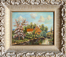 Lakeside Cottage Oil | Erna S. Scharff,{{product.type}}