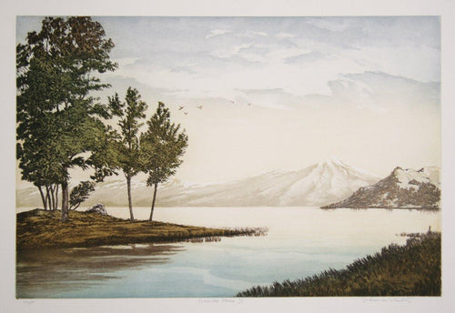 Lakeside Trees IV Etching | John McNulty,{{product.type}}