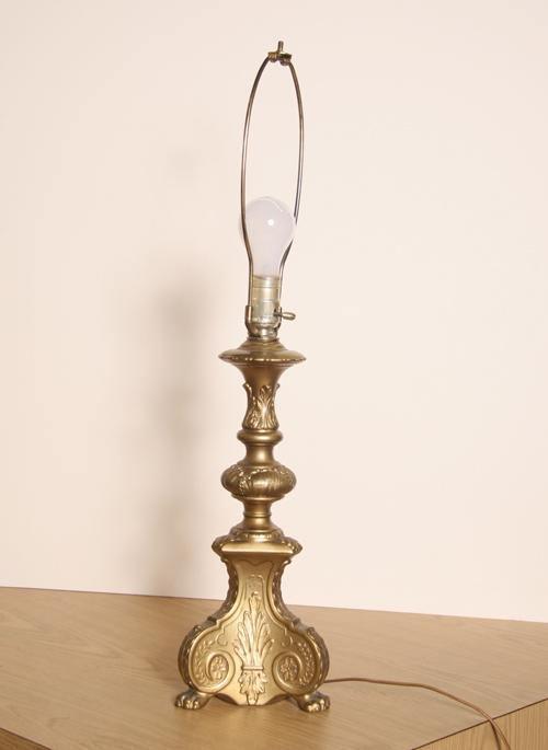Lamp with Claw Feet and Filagree Lighting | Antiques,{{product.type}}