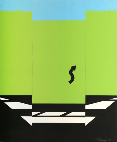 Landscape I from 11 Pop Artists Screenprint | Allan D'Arcangelo,{{product.type}}