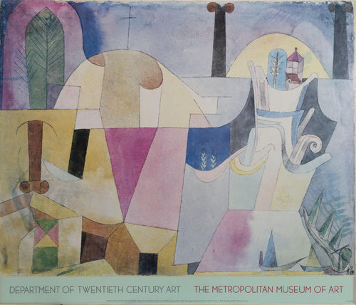 Landscape with Black Columns Poster | Paul Klee,{{product.type}}