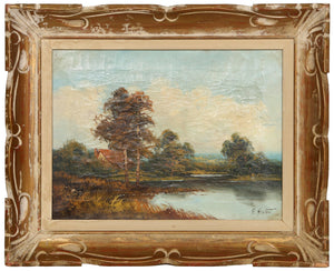 Landscape with Cottage Oil | Edward Heaton,{{product.type}}