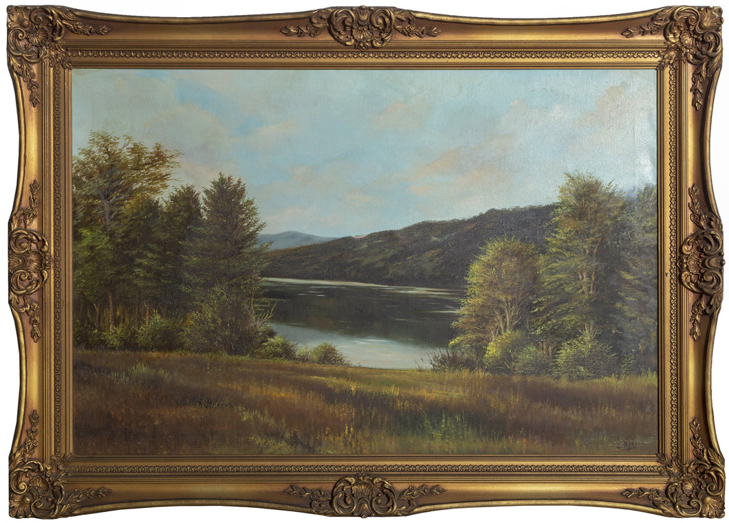 Landscape with Lake oil | Leo Cizes,{{product.type}}