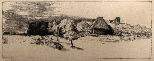 Landscape with Trees and Farm Buildings (B223) Etching | Rembrandt,{{product.type}}
