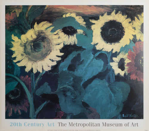 Large Sunflowers I Poster | Emil Nolde,{{product.type}}