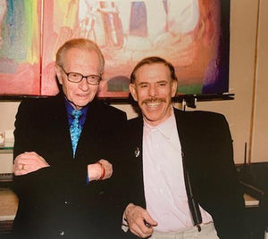 Larry King Acrylic | Peter Max,{{product.type}}