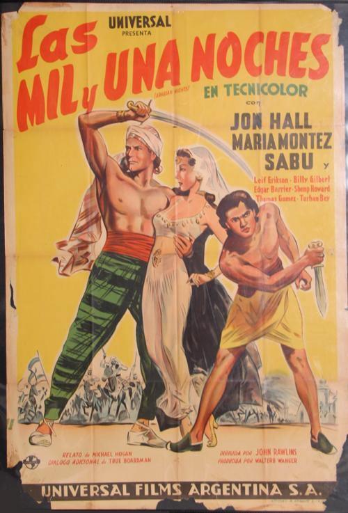 Las Mil y Una Noches (1001 Arabian Nights) starring Maria Montez Poster | Unknown Artist - Poster,{{product.type}}